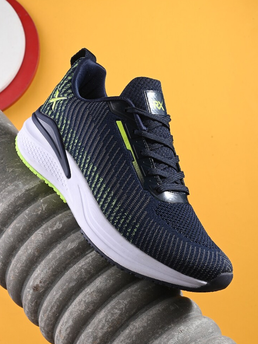 

HRX by Hrithik Roshan Men Mesh Running Non-Marking Shoes, Navy blue