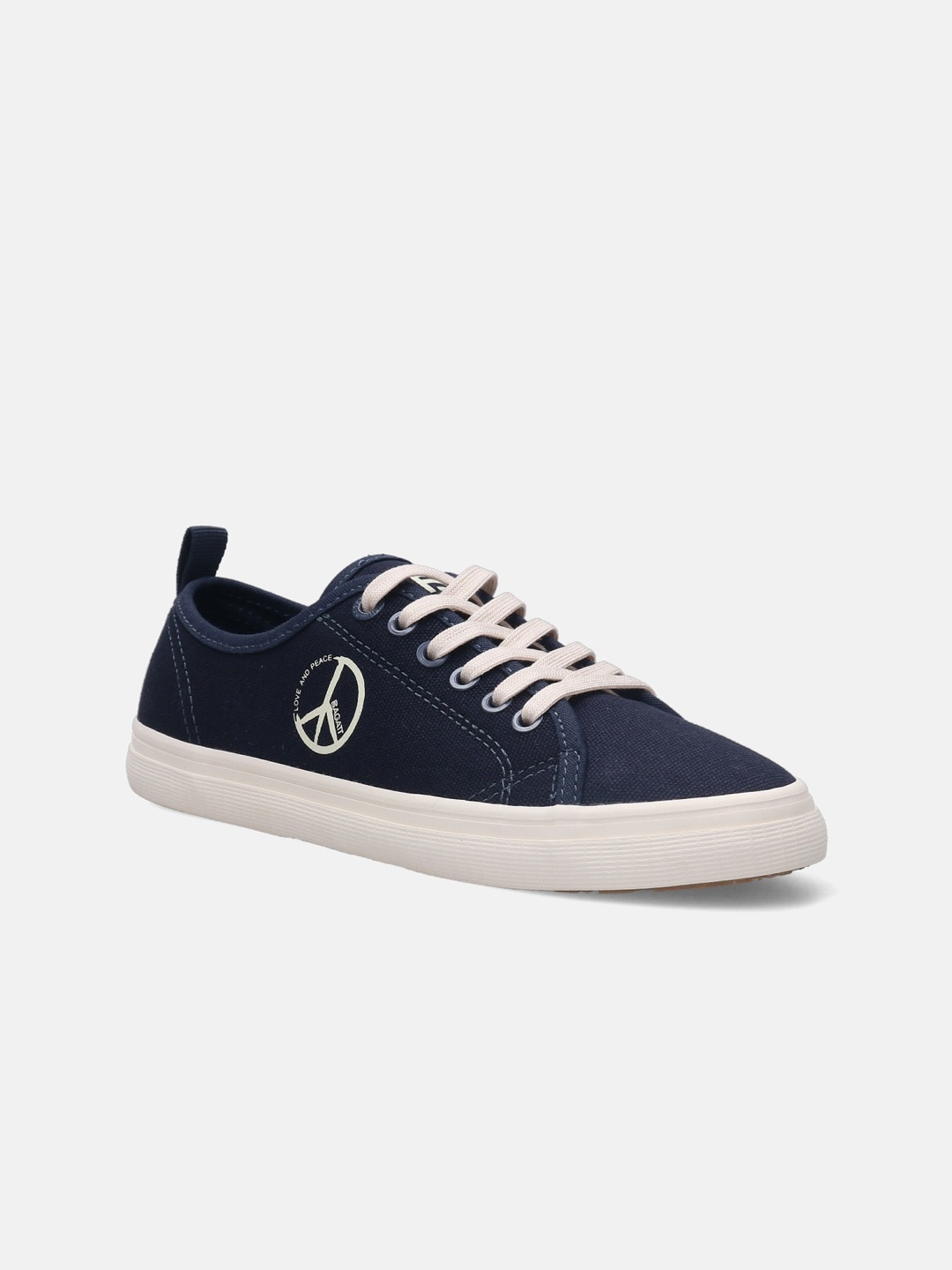 

BAGATT Women Level Denim Sneakers, Navy blue