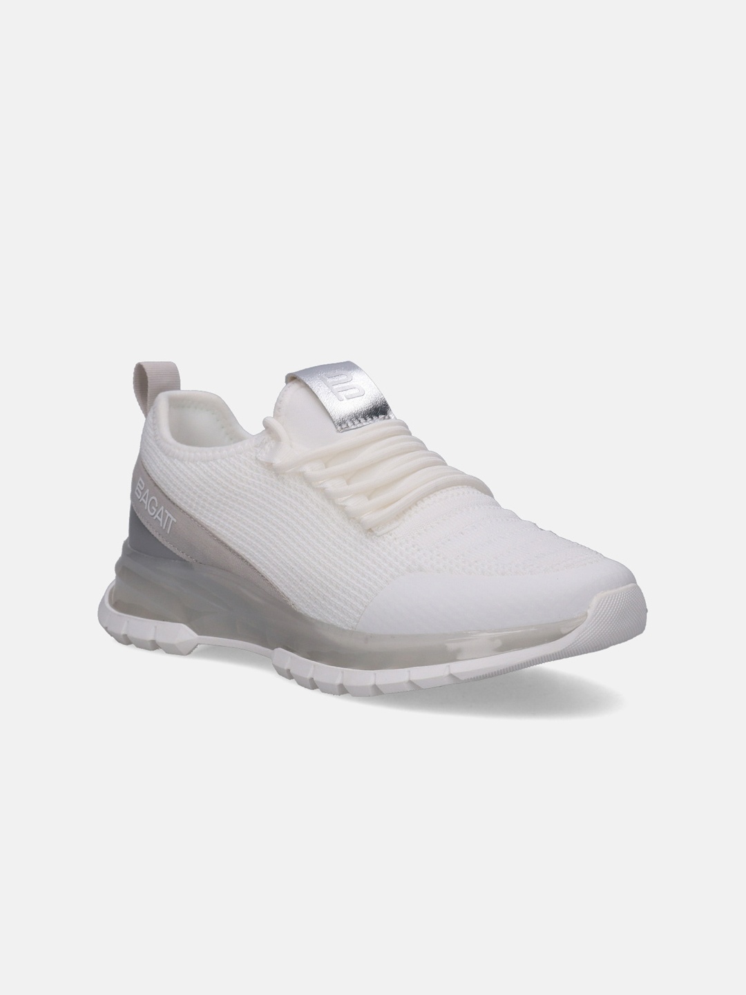 

BAGATT Women Athena Woven Design Sneakers, White