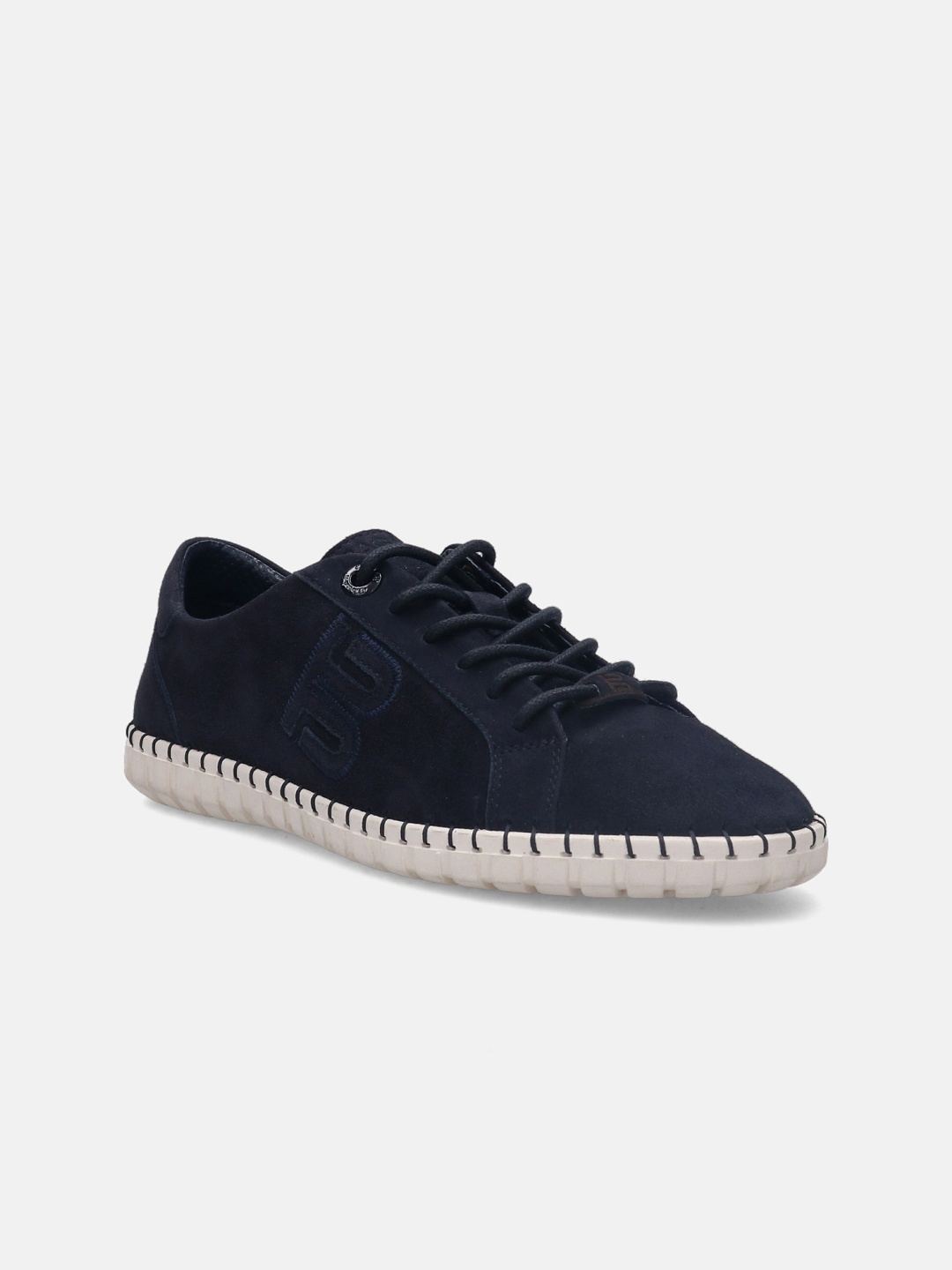 

BAGATT Women Bali Leather Sneakers, Navy blue