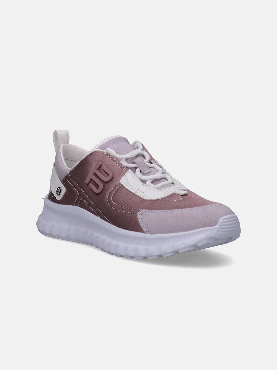 

BAGATT Women Lecce Colourblocked Sneakers, Pink