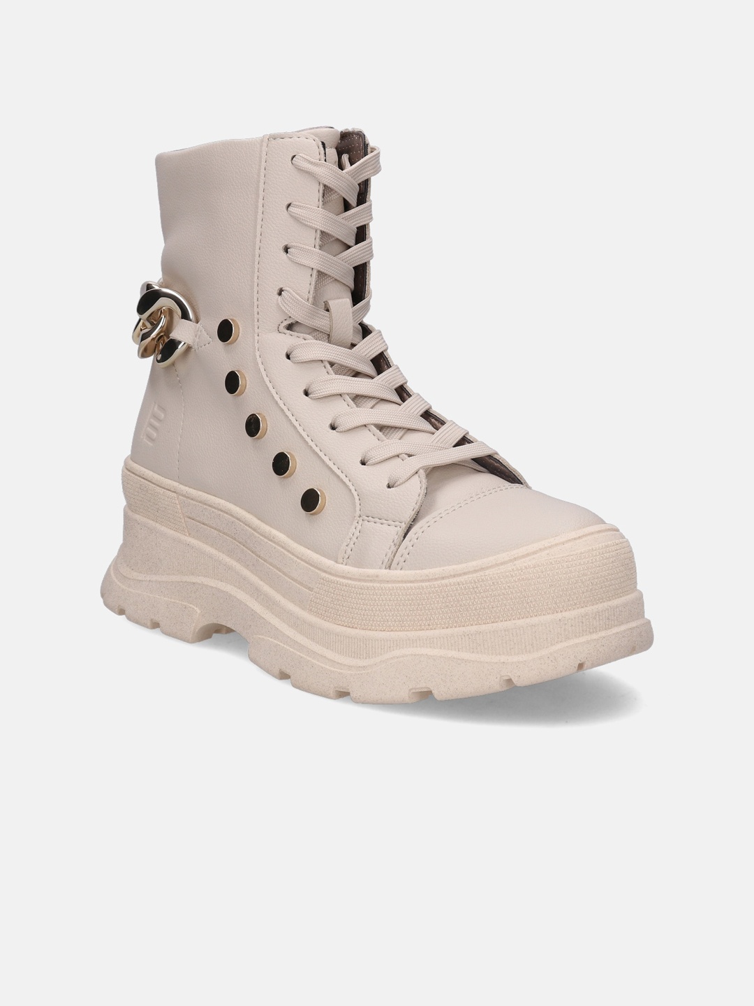 

BAGATT Haylee Women Mid-Top Heeled Regular Boots, Beige