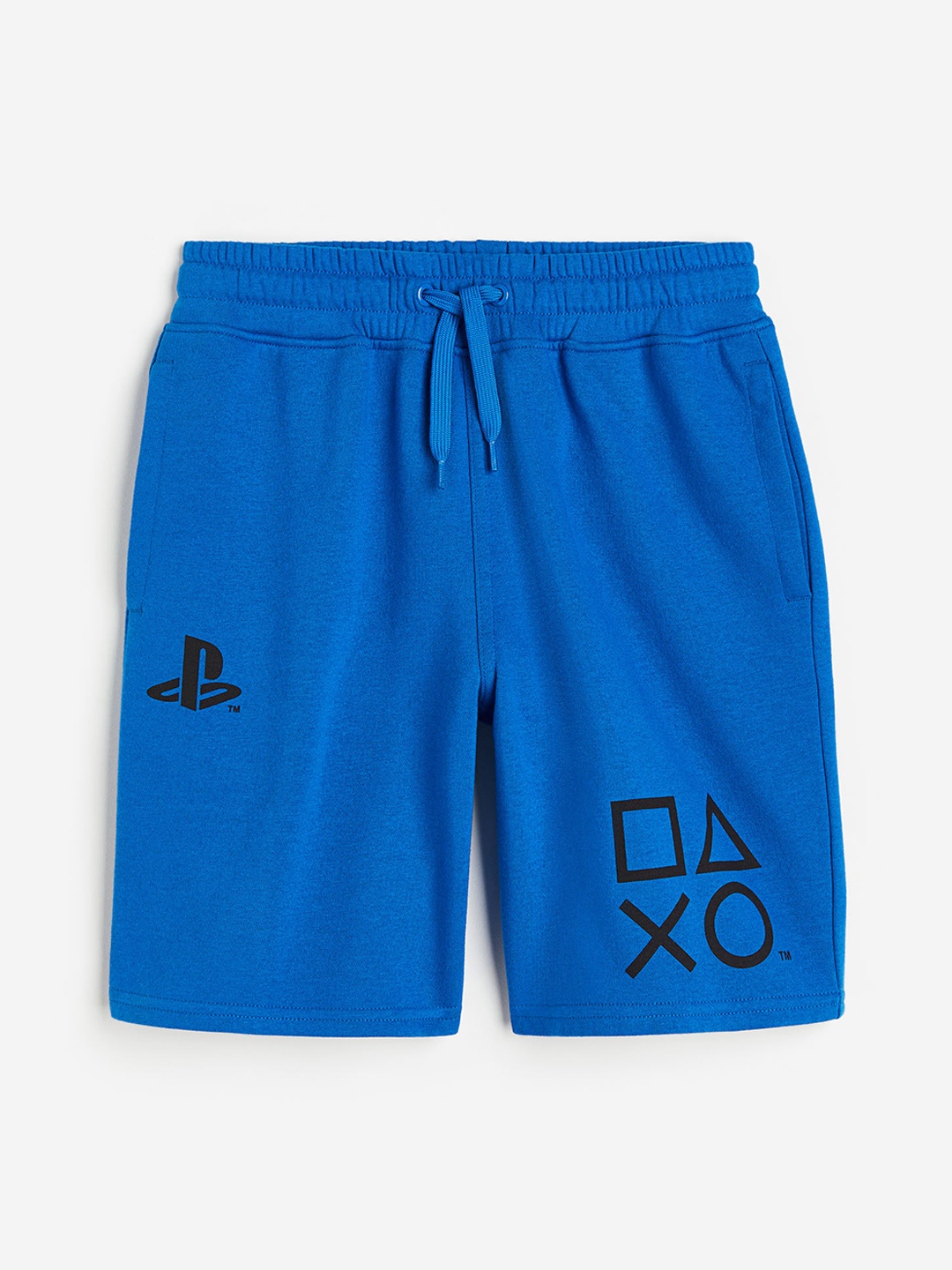 

H&M Boys Printed Sweatshorts, Blue