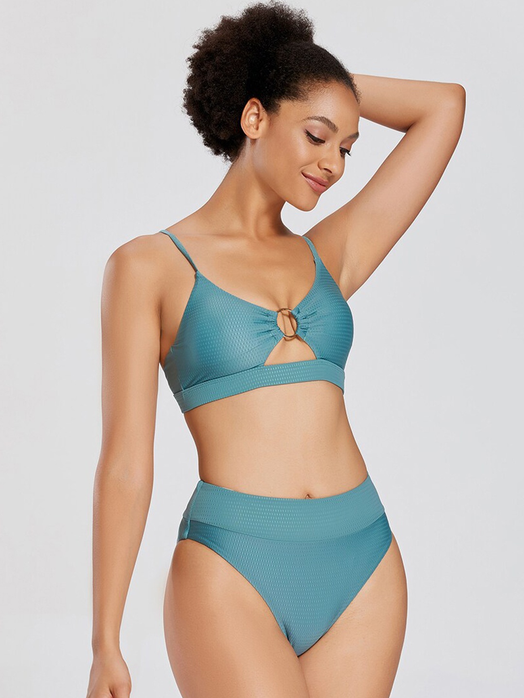 

JC Collection Self Design Swim Set, Blue