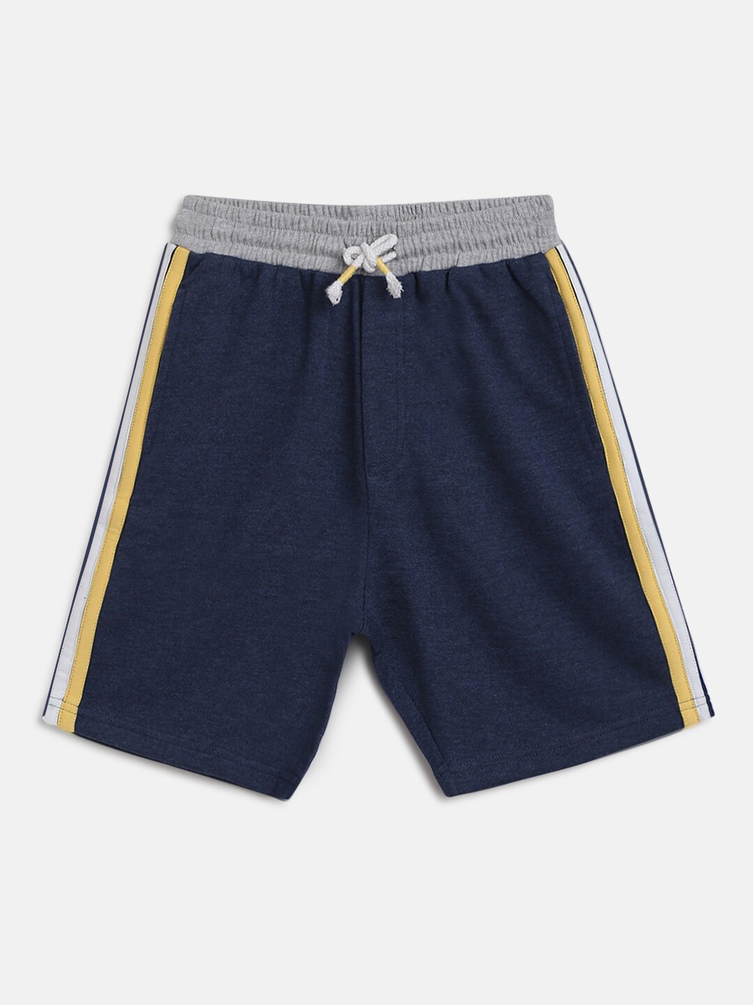 

Lil Tomatoes Boys Mid Rise Knitted Shorts, Navy blue