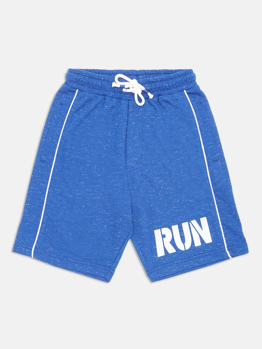 

Lil Tomatoes Boys Mid Rise Knitted Running Shorts, Blue