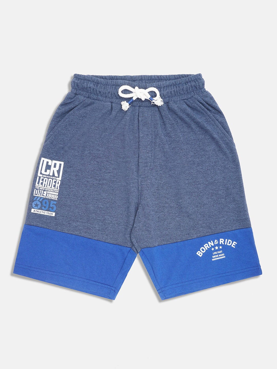 

Lil Tomatoes Boys Blue Mid-Rise Regular Shorts