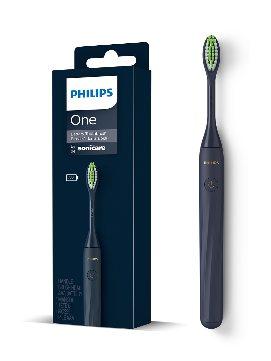 

Philips Sonicare HY1100/54 One Battery Powered Electric Toothbrush - Midnight Blue