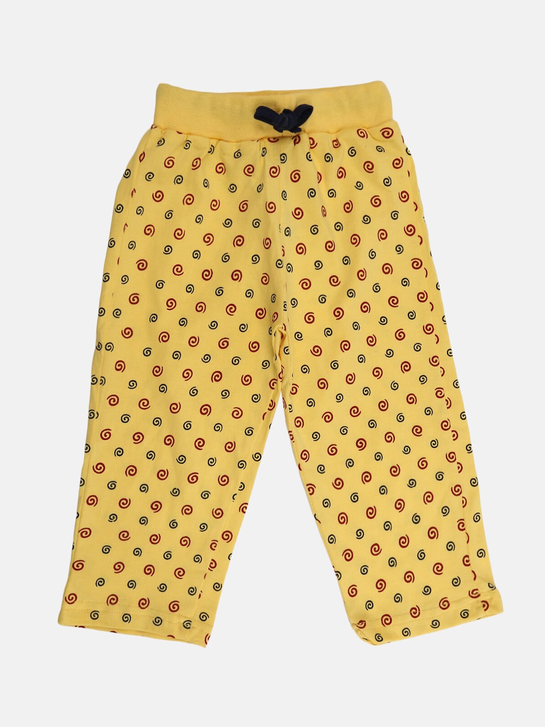 

V-Mart Girls Geometric Printed Mid Rise Cotton Shorts, Yellow