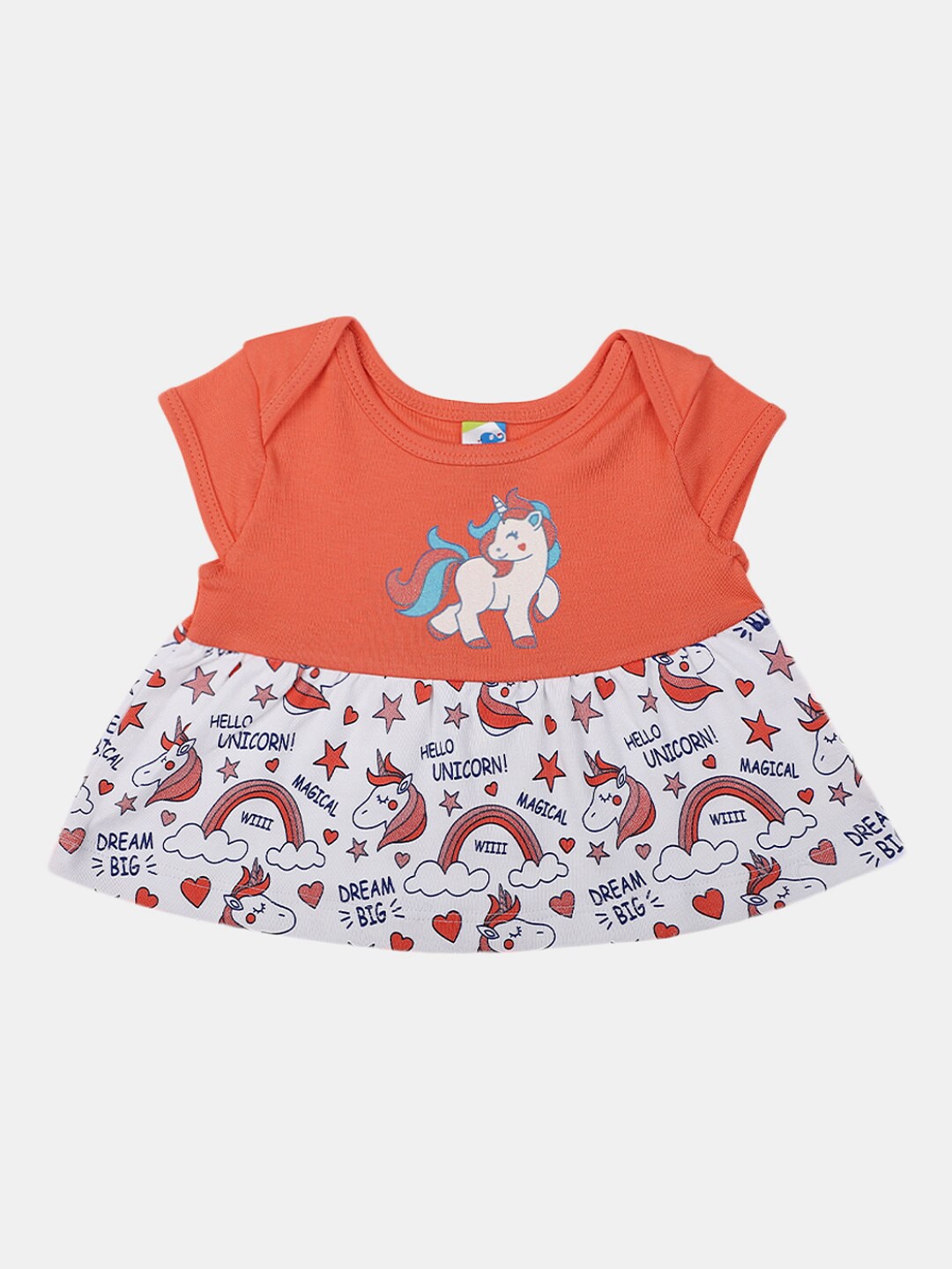 

V-Mart Infant Printed A-Line Dress, Coral