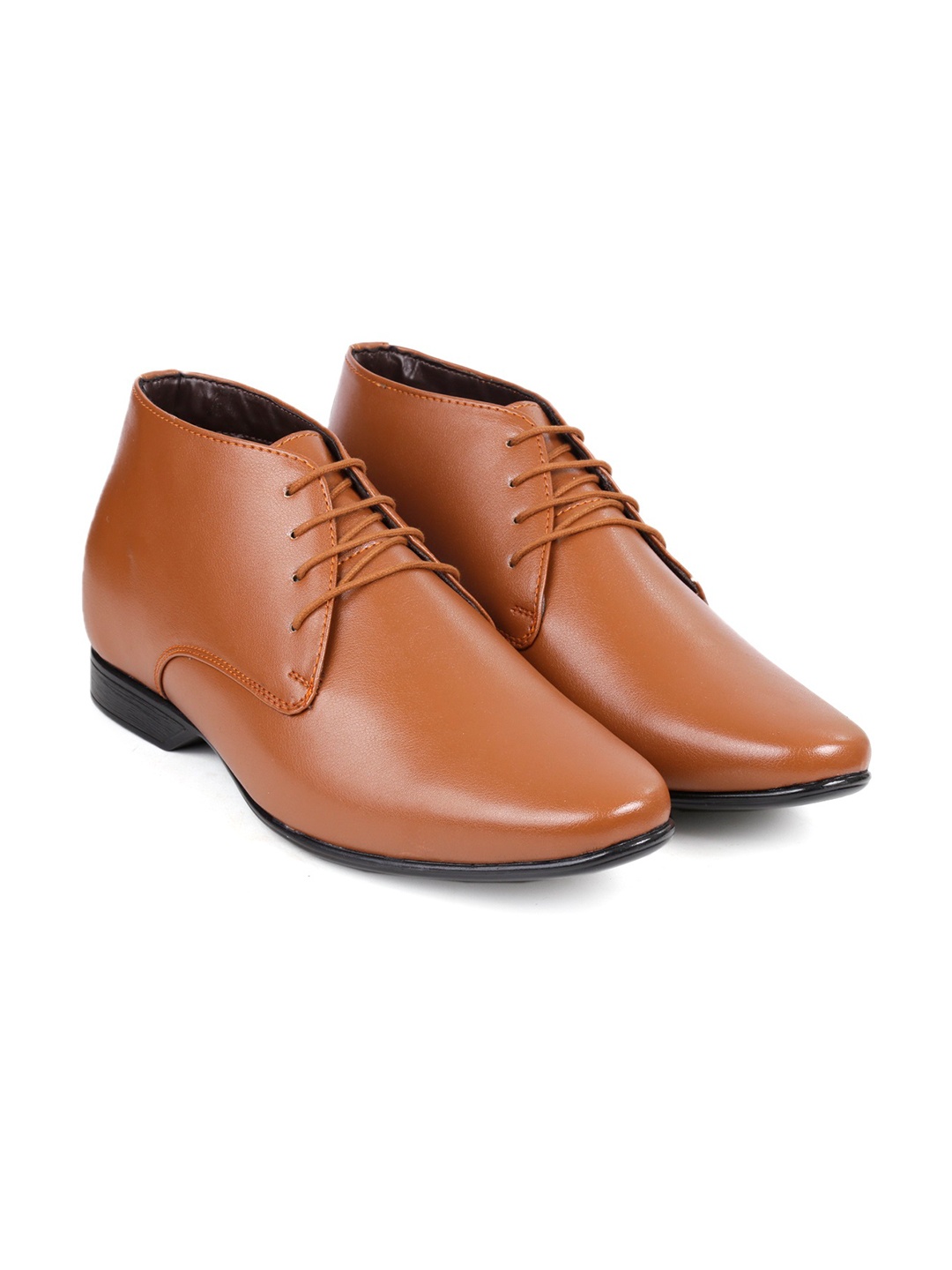 

Bxxy Men Textured Height Increasing Regular Boots, Tan