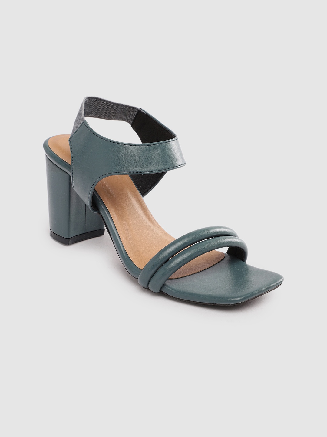 

Inc 5 Women Solid Block Sandals, Teal