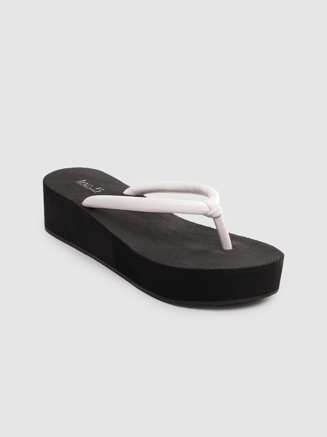 

Inc 5 Thong Style Flatforms, White