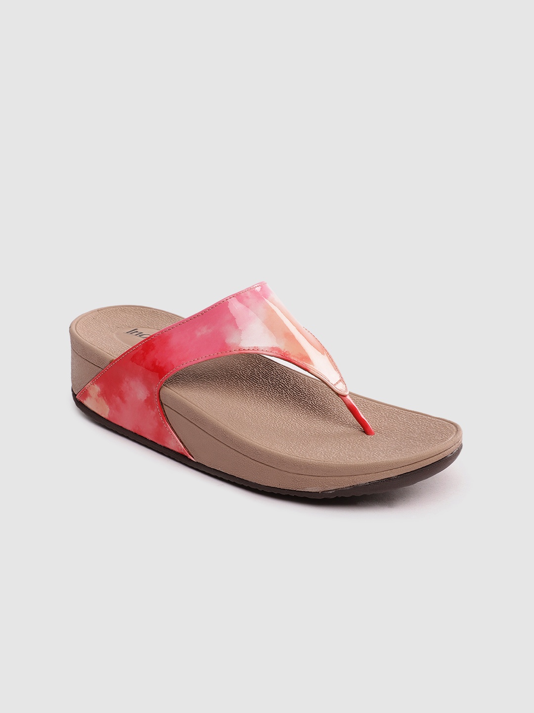 

Inc 5 Printed T-Strap Comfort Wedges, Multi