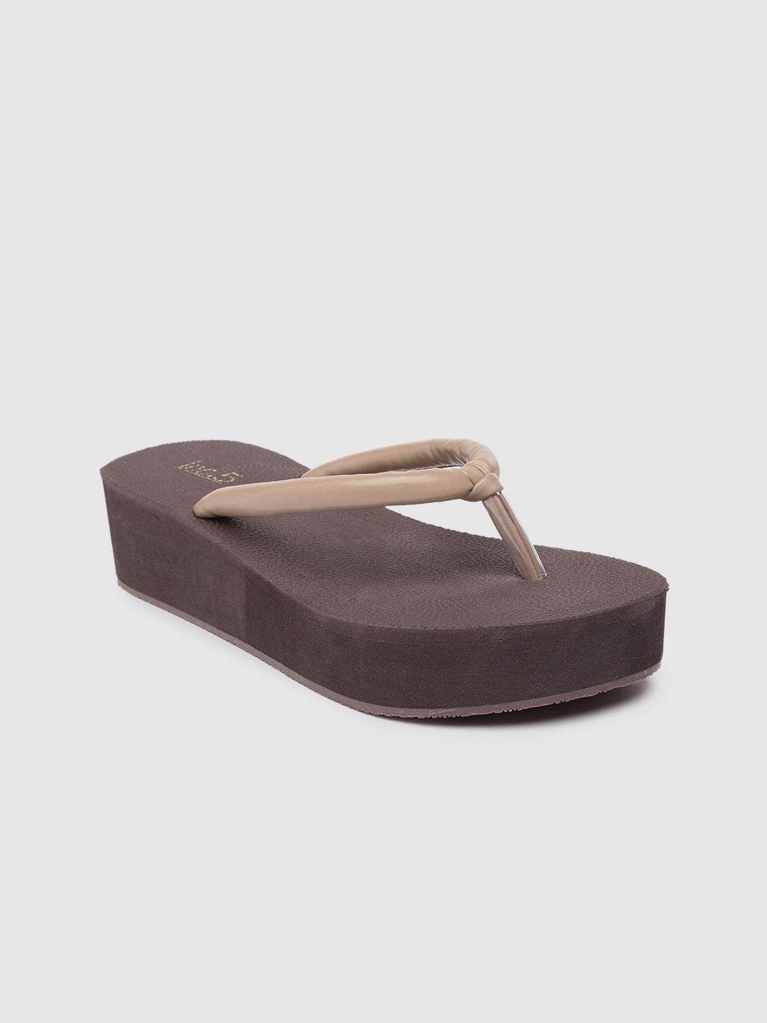 

Inc 5 Women T-Strap Flatforms, Beige