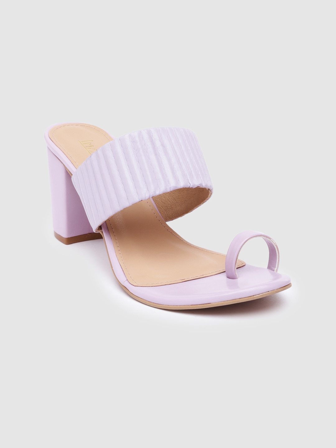

Inc 5 Textured Block Sandals, Lavender