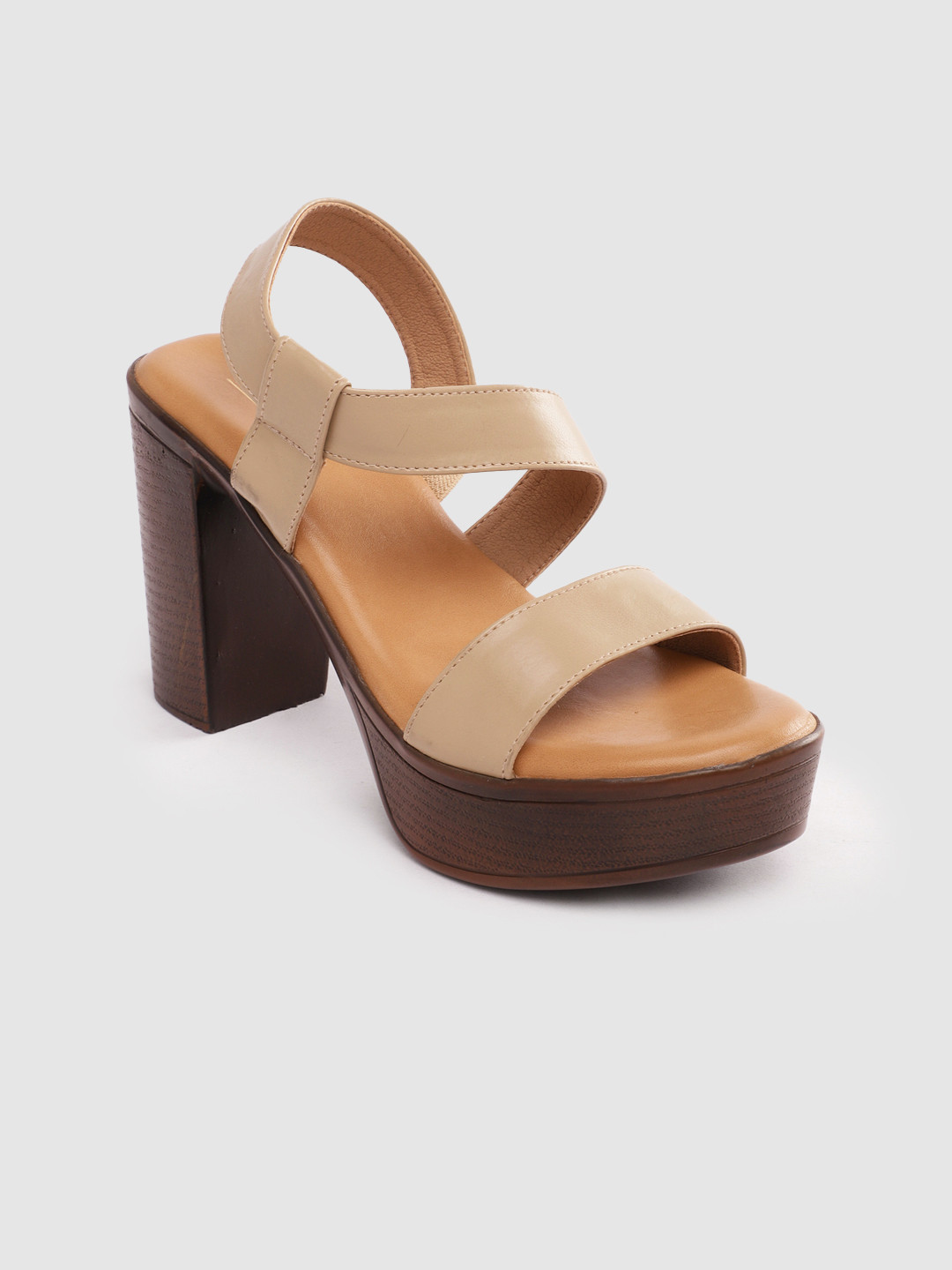 

Inc 5 Women Solid Platform Sandals, Beige