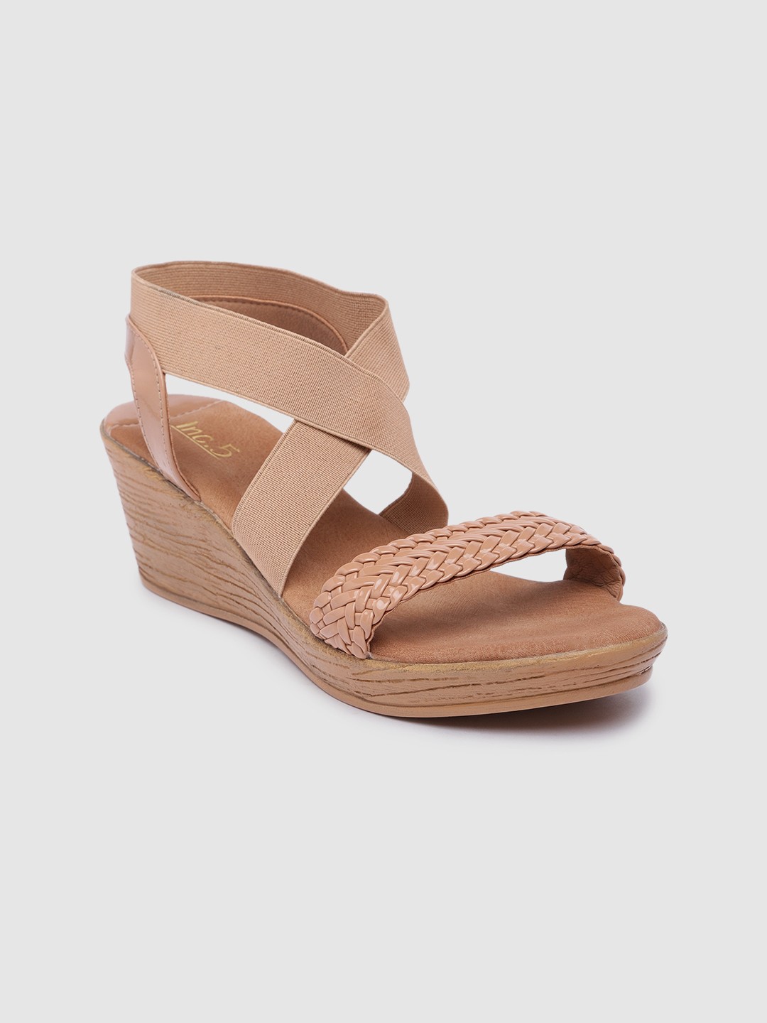 

Inc 5 Women Open Toe Wedges, Beige
