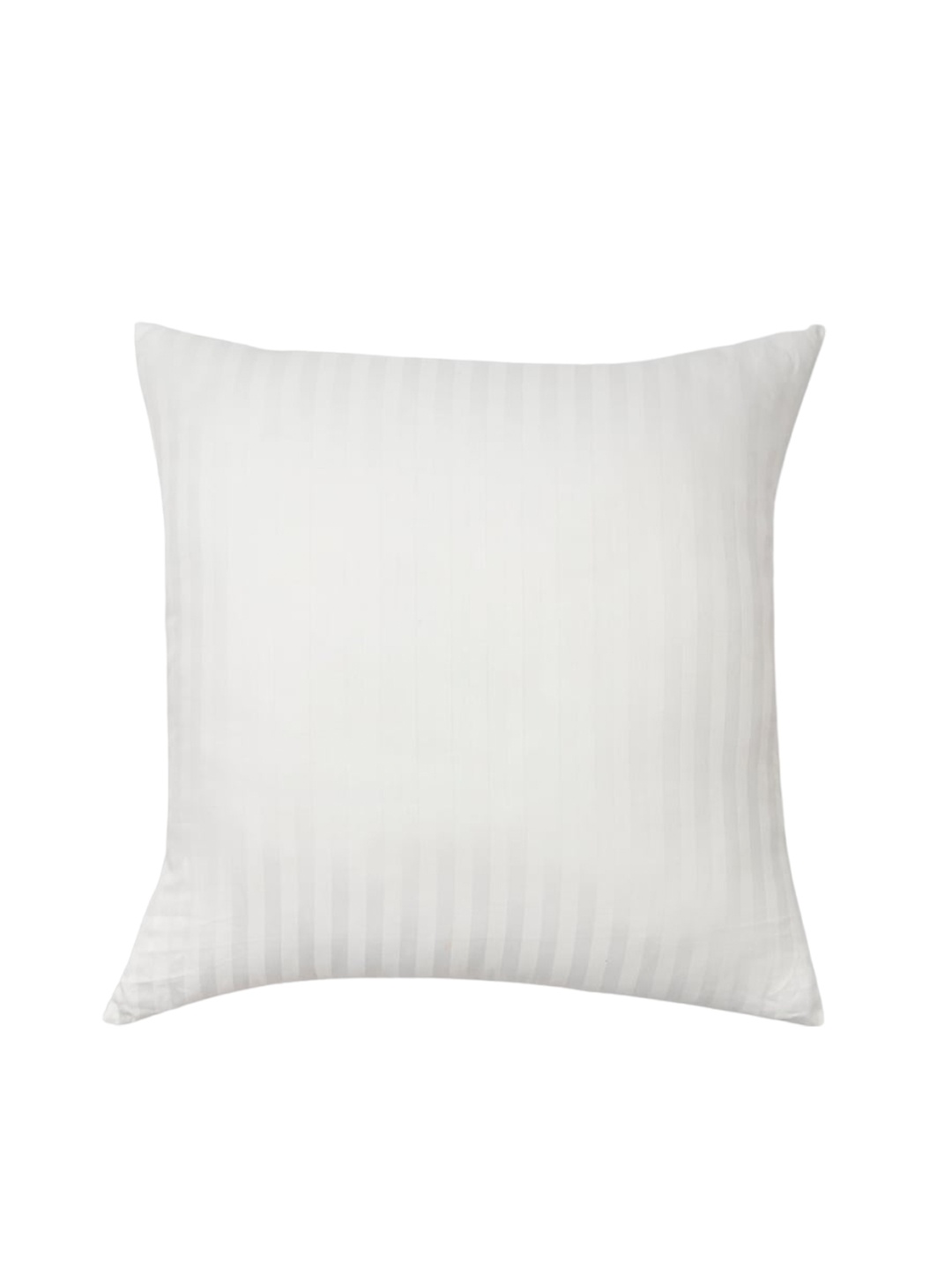 

HOUMN White Striped 200 TC Cotton Square Shaped Cushion Filler