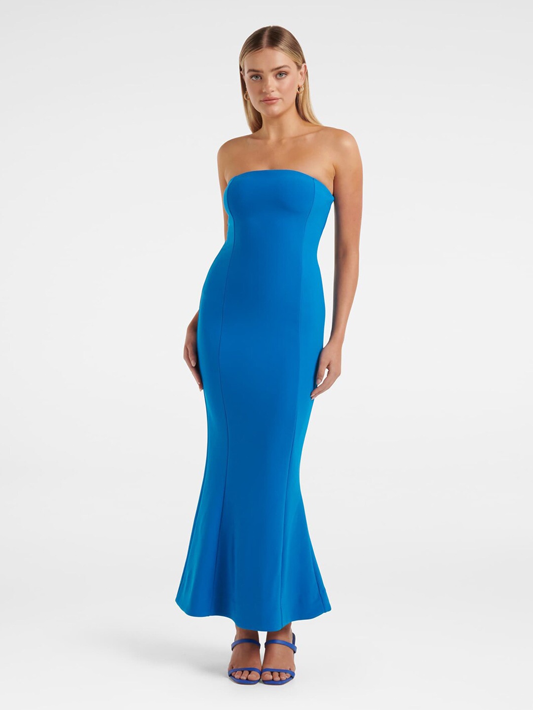 

Forever New Strapless Mermaid Maxi Dress, Blue