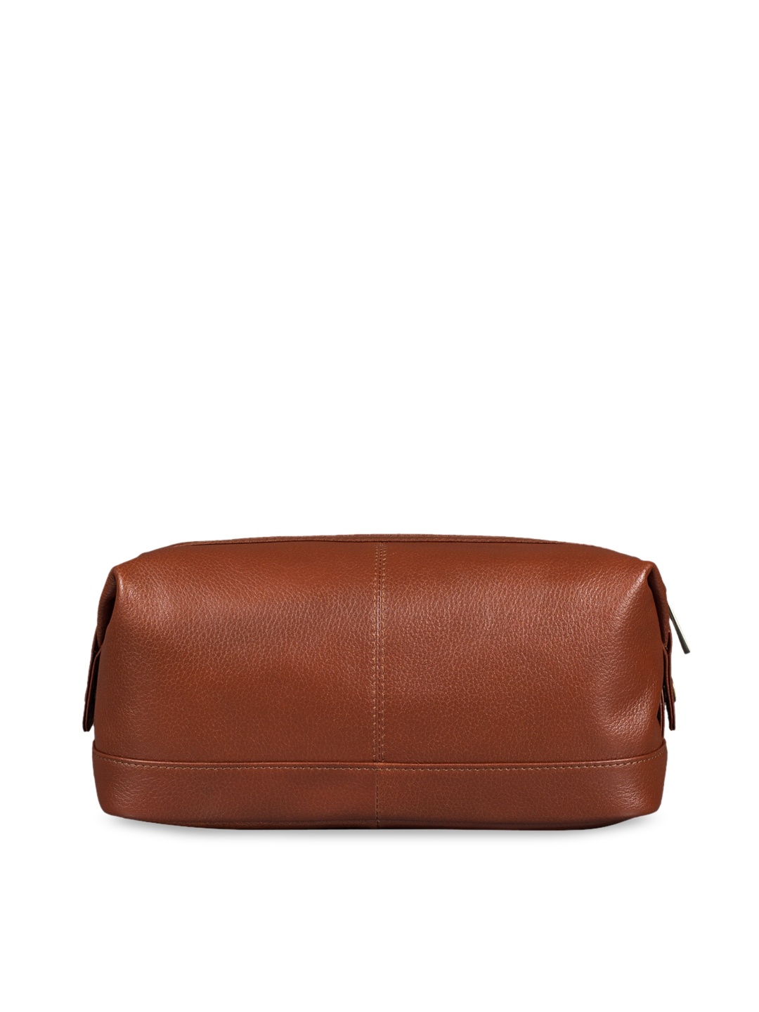 

MAI SOLI Textured Genuine Leather Travel Pouch, Tan