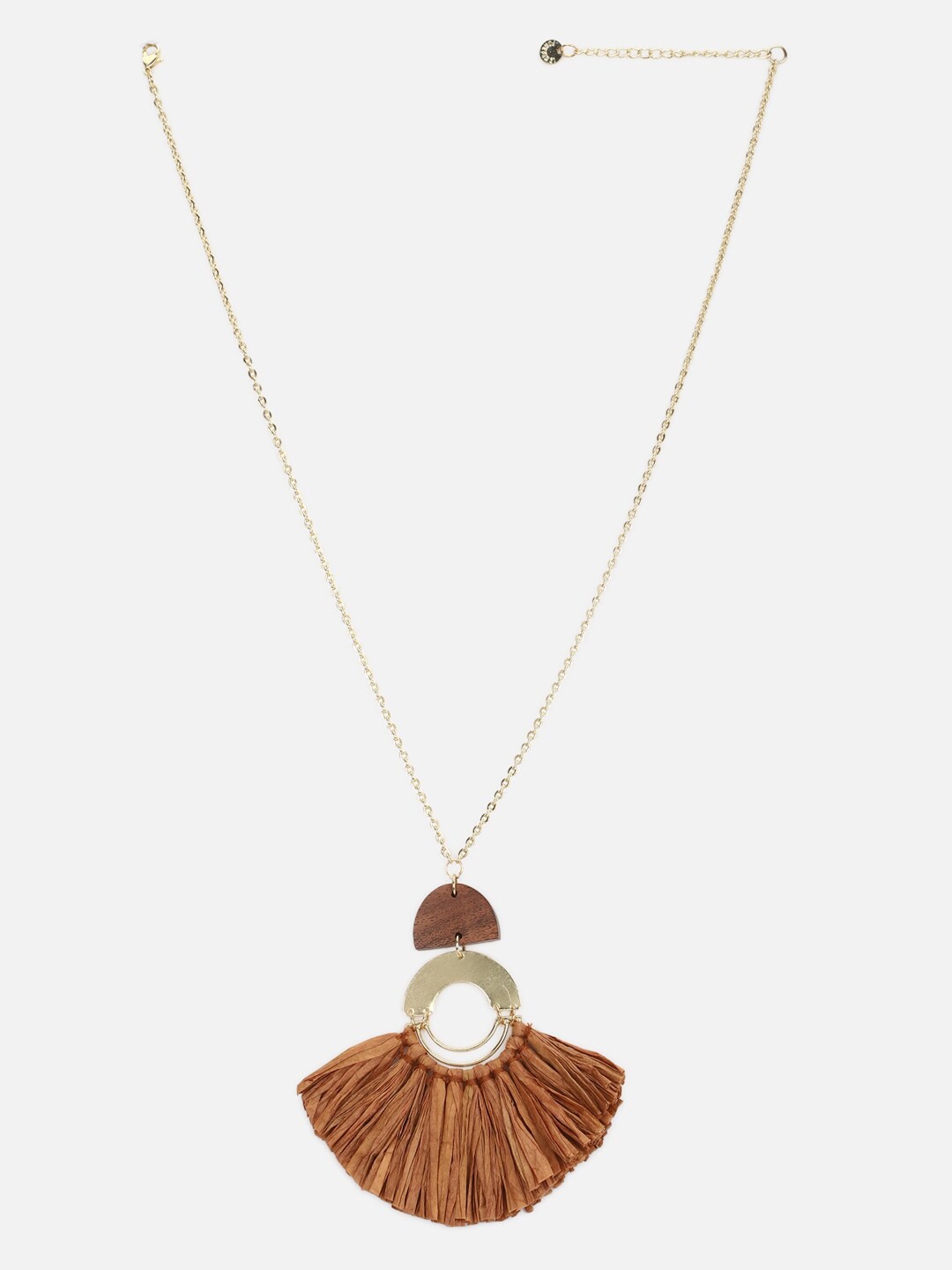 

FOREVER 21 Gold-Plated Tasselled Necklace