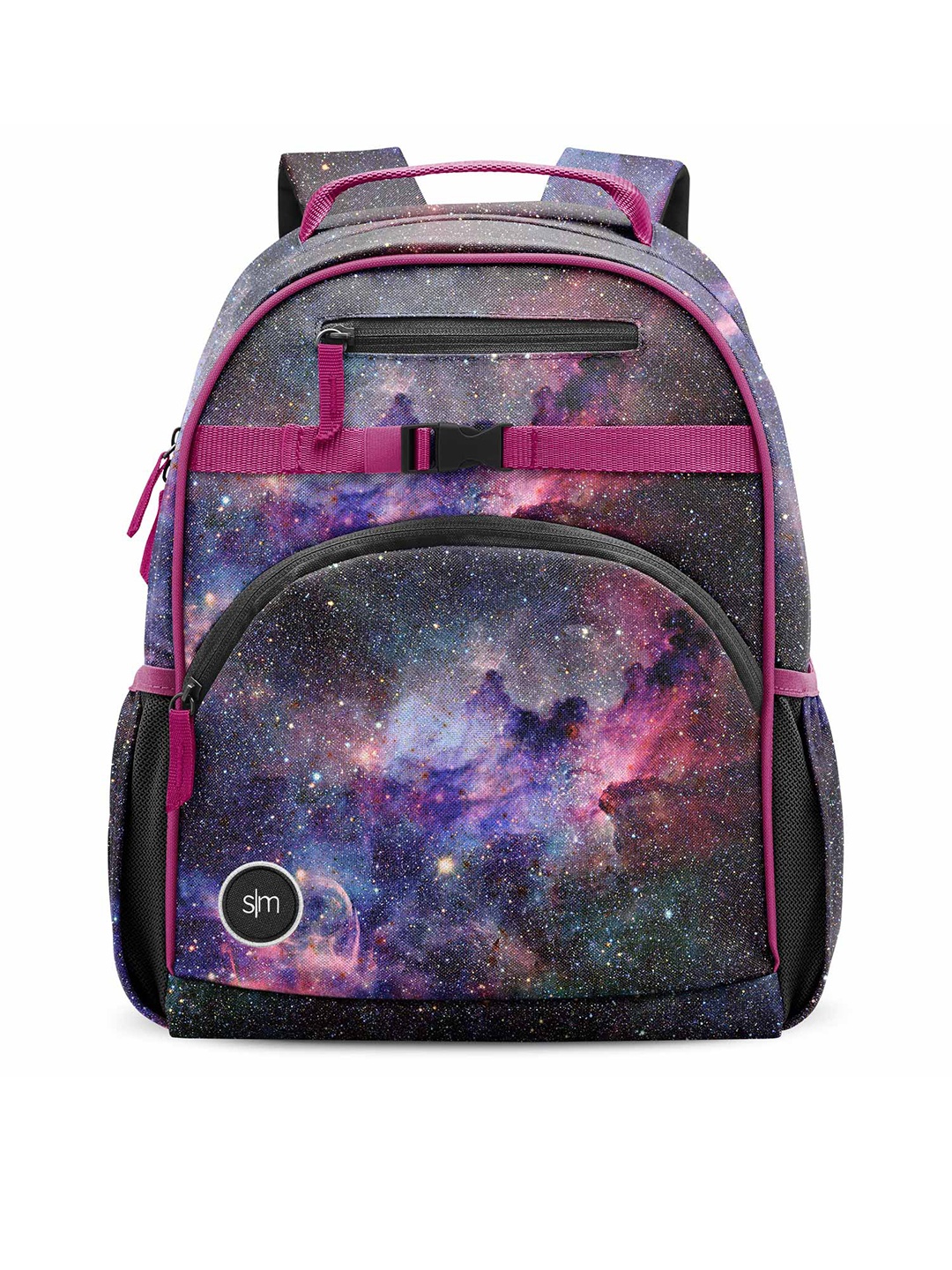 

Lychee bags Kids Abstract Printed Medium Size Backpack, Black