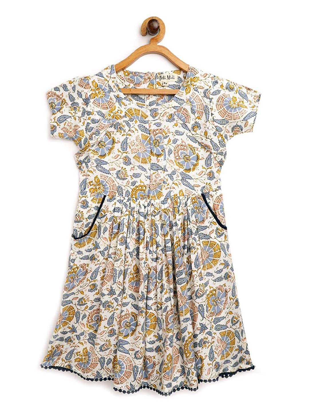 

Bella Moda Girls Floral Print Fit & Flare Dress, Multi