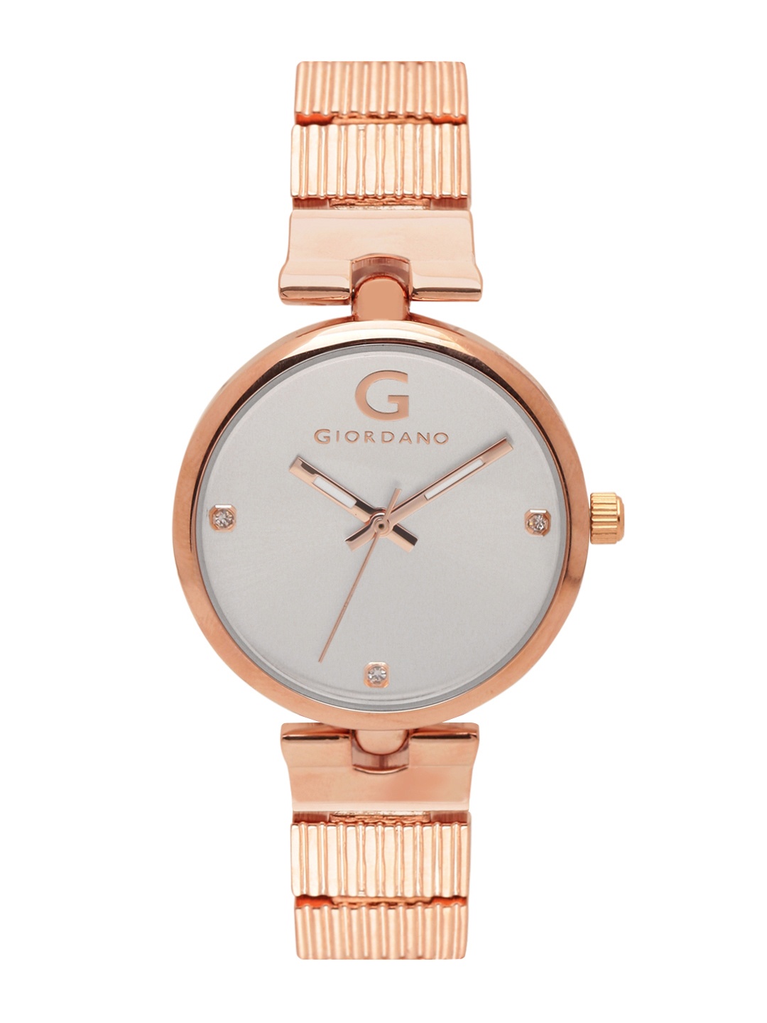 

GIORDANO Women Silver-Toned Analogue Watch A2058-33