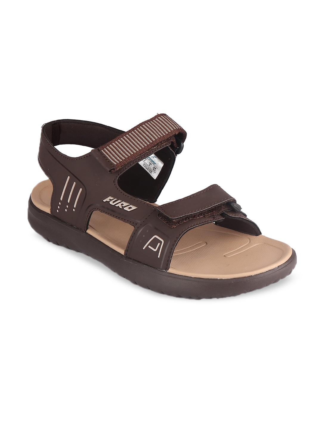 

FURO by Red Chief Men Textured Sports Sandals, Brown