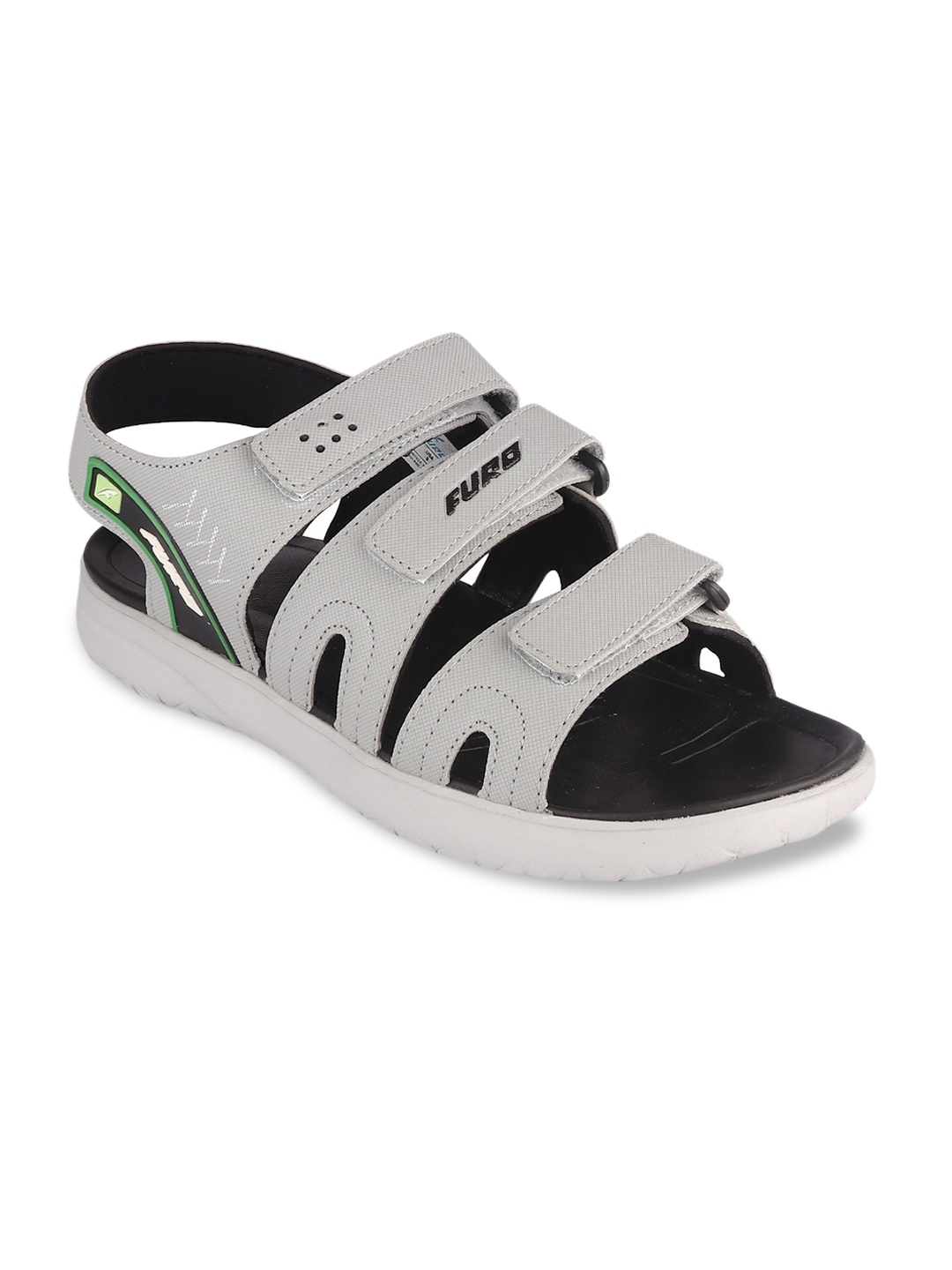 

FURO by Red Chief Men Textured Sports Sandals, Grey