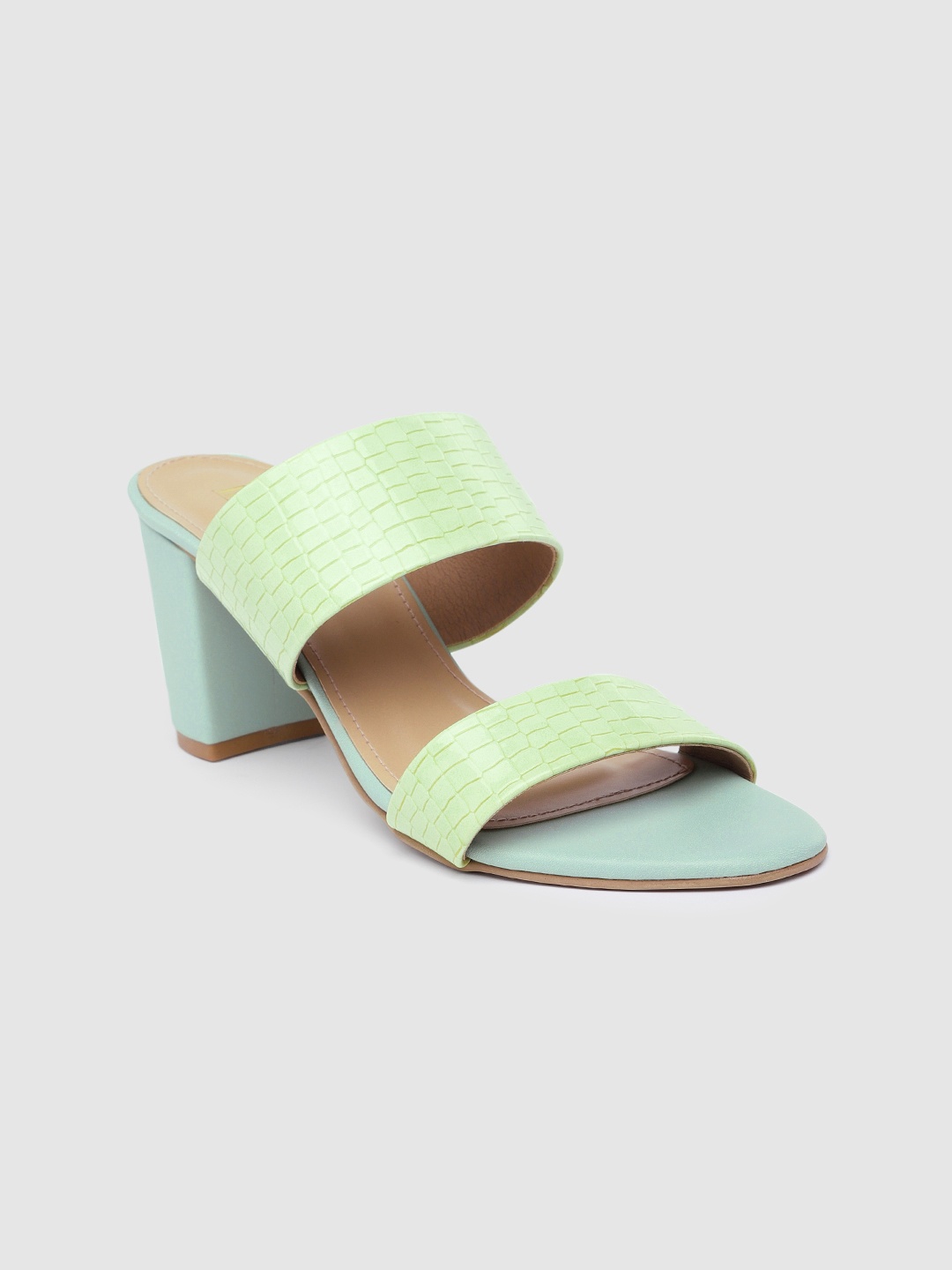 

Inc 5 Textured Block Heels, Green