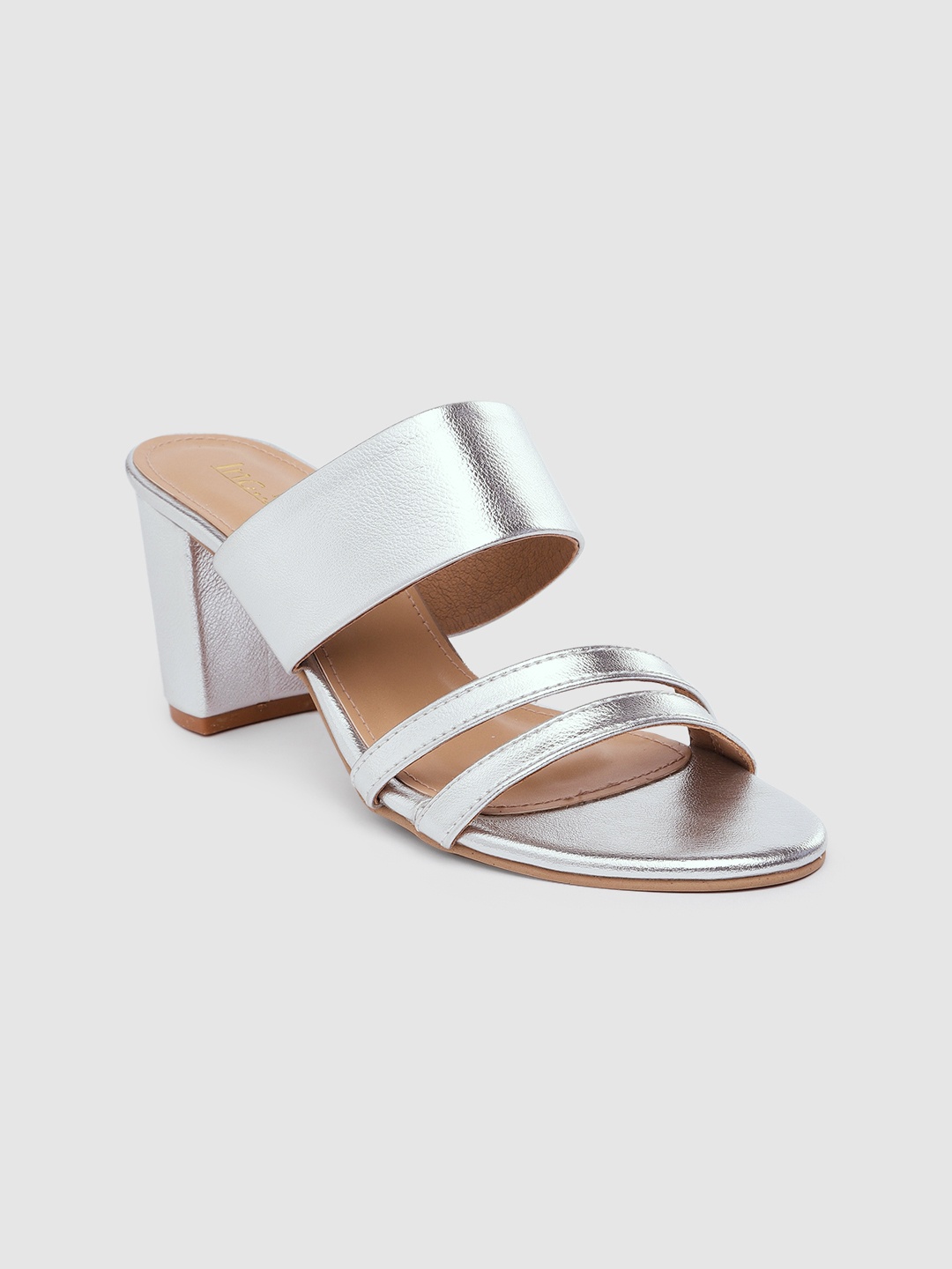 

Inc 5 Solid Block Heels, Silver