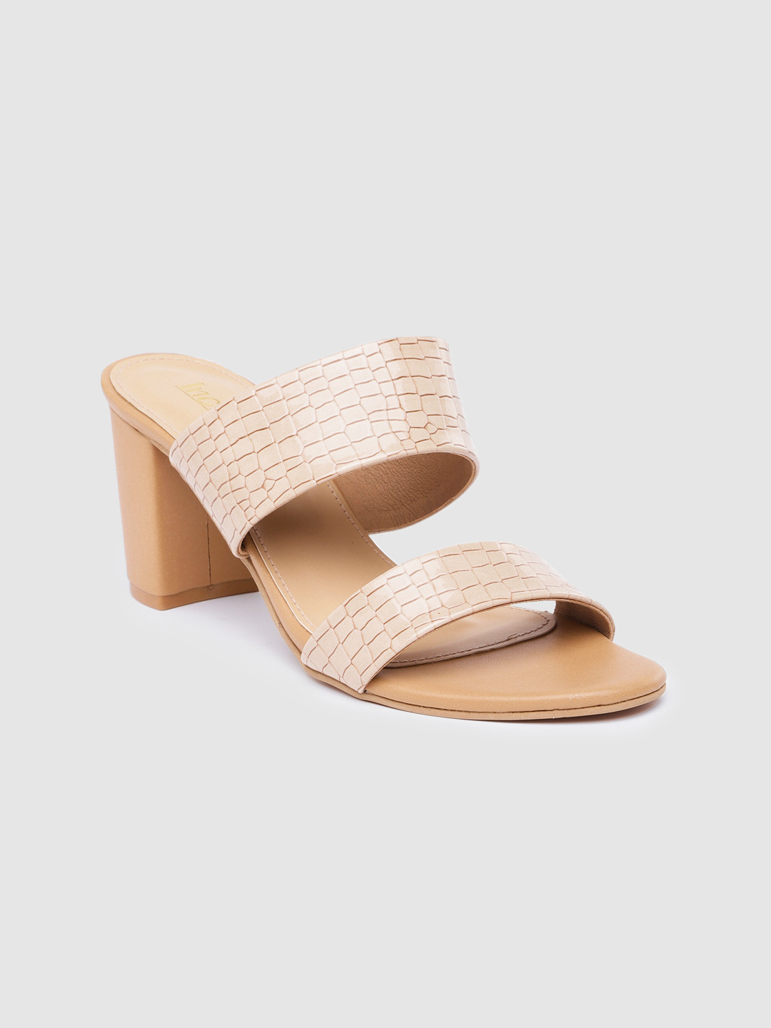 

Inc 5 Textured Block Heels, Beige