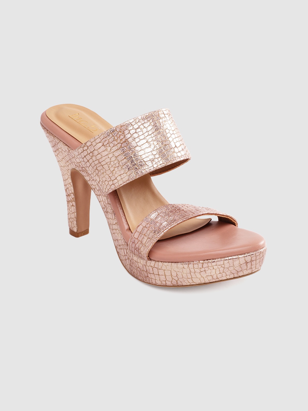 

Inc 5 Women Textured Platform Sandals, Rose gold