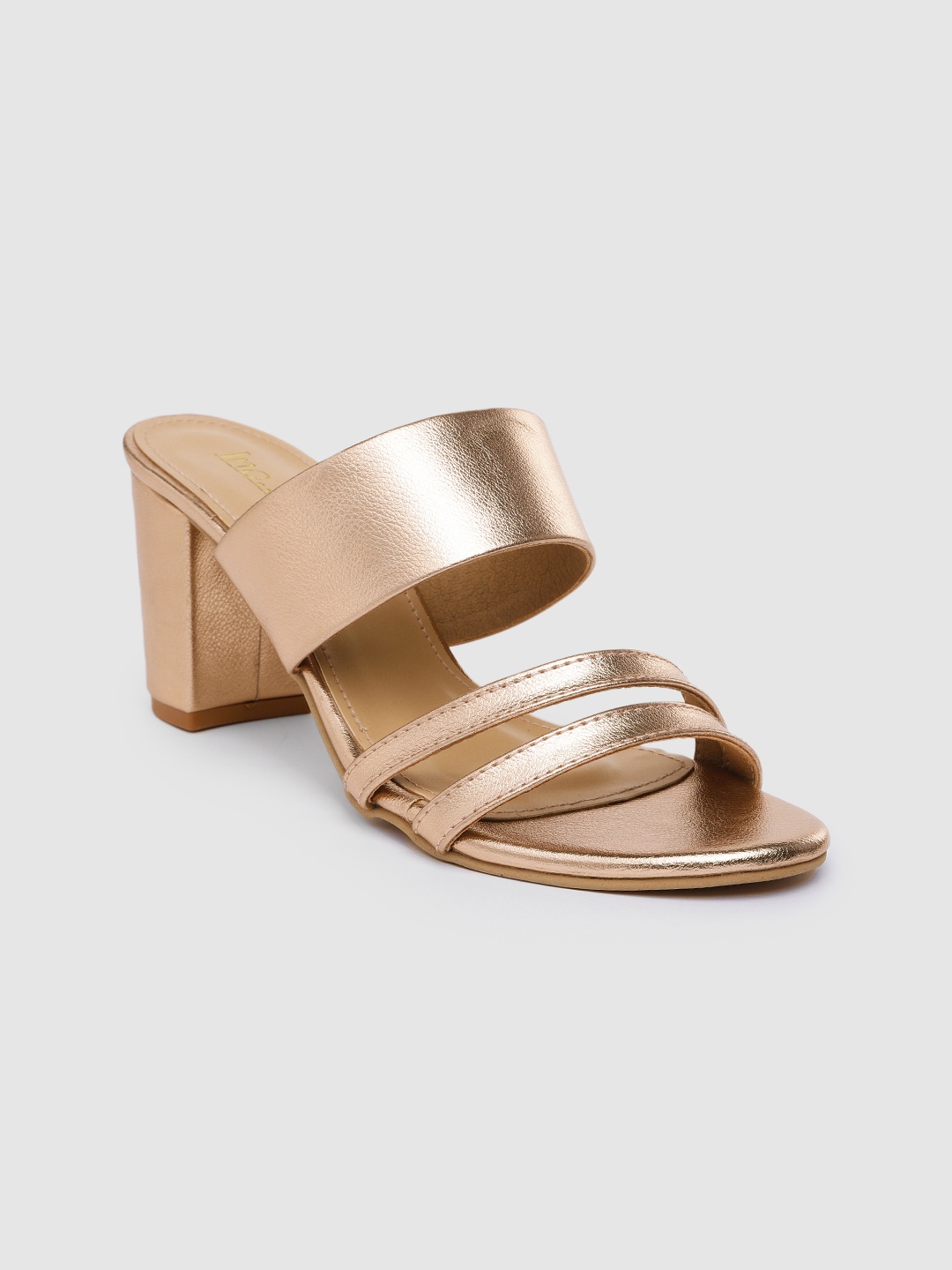 

Inc 5 Solid Block Heels, Rose gold