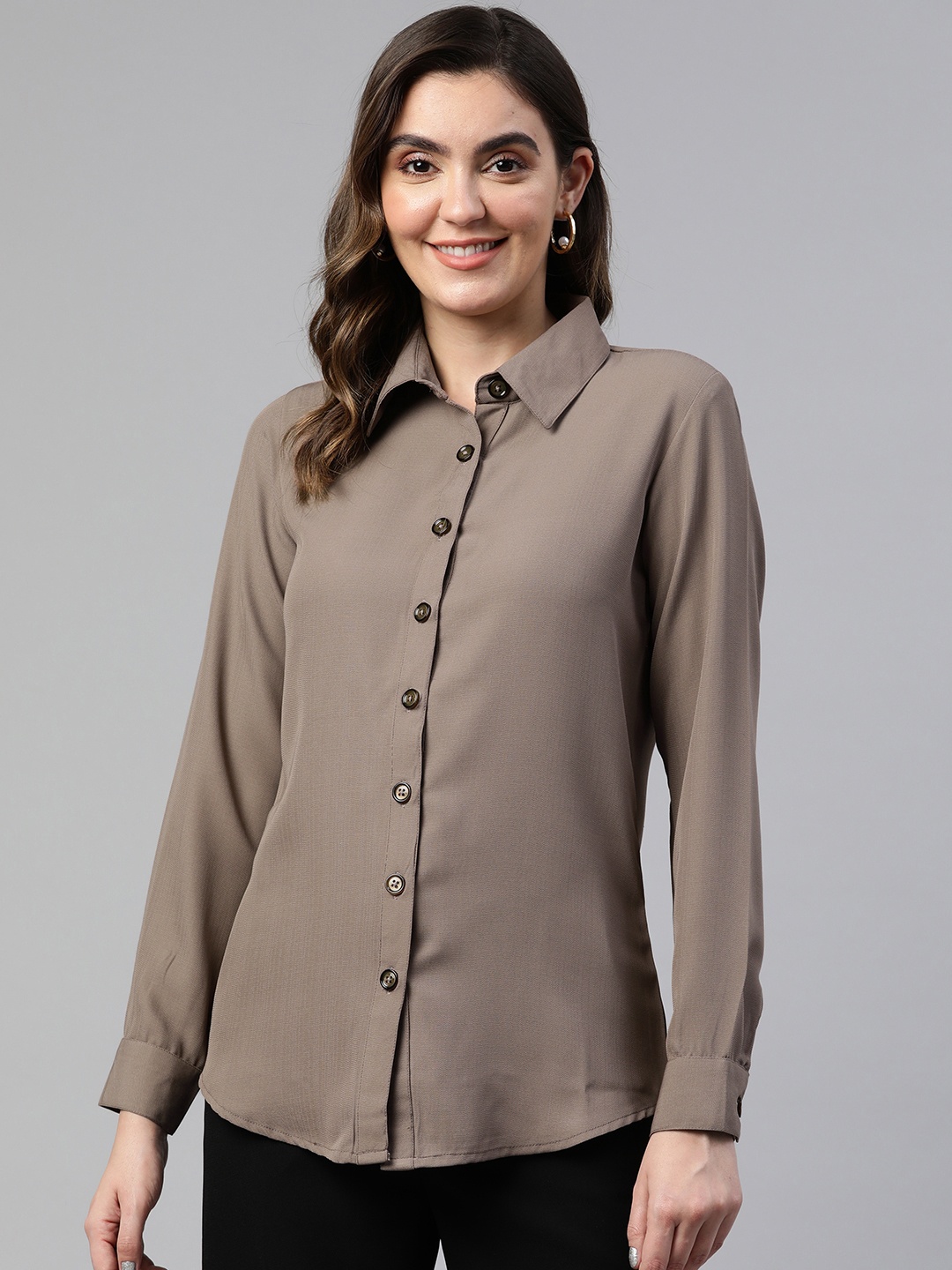 

Cottinfab Opaque Formal Shirt, Brown