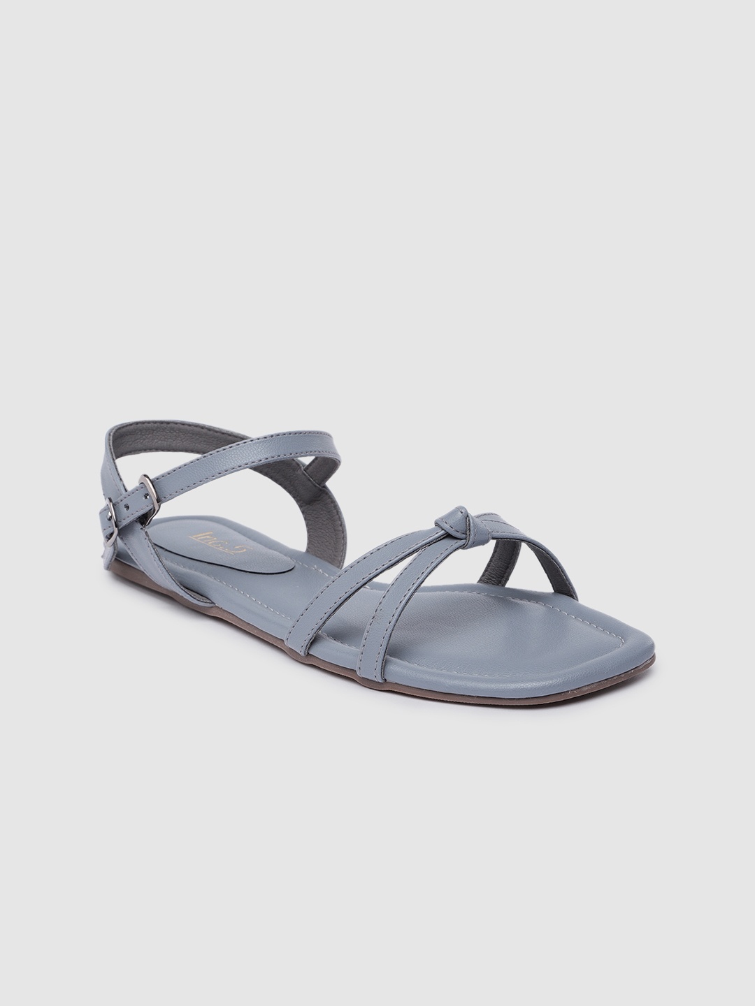 

Inc 5 Women Knotted Open Toe Flats, Blue