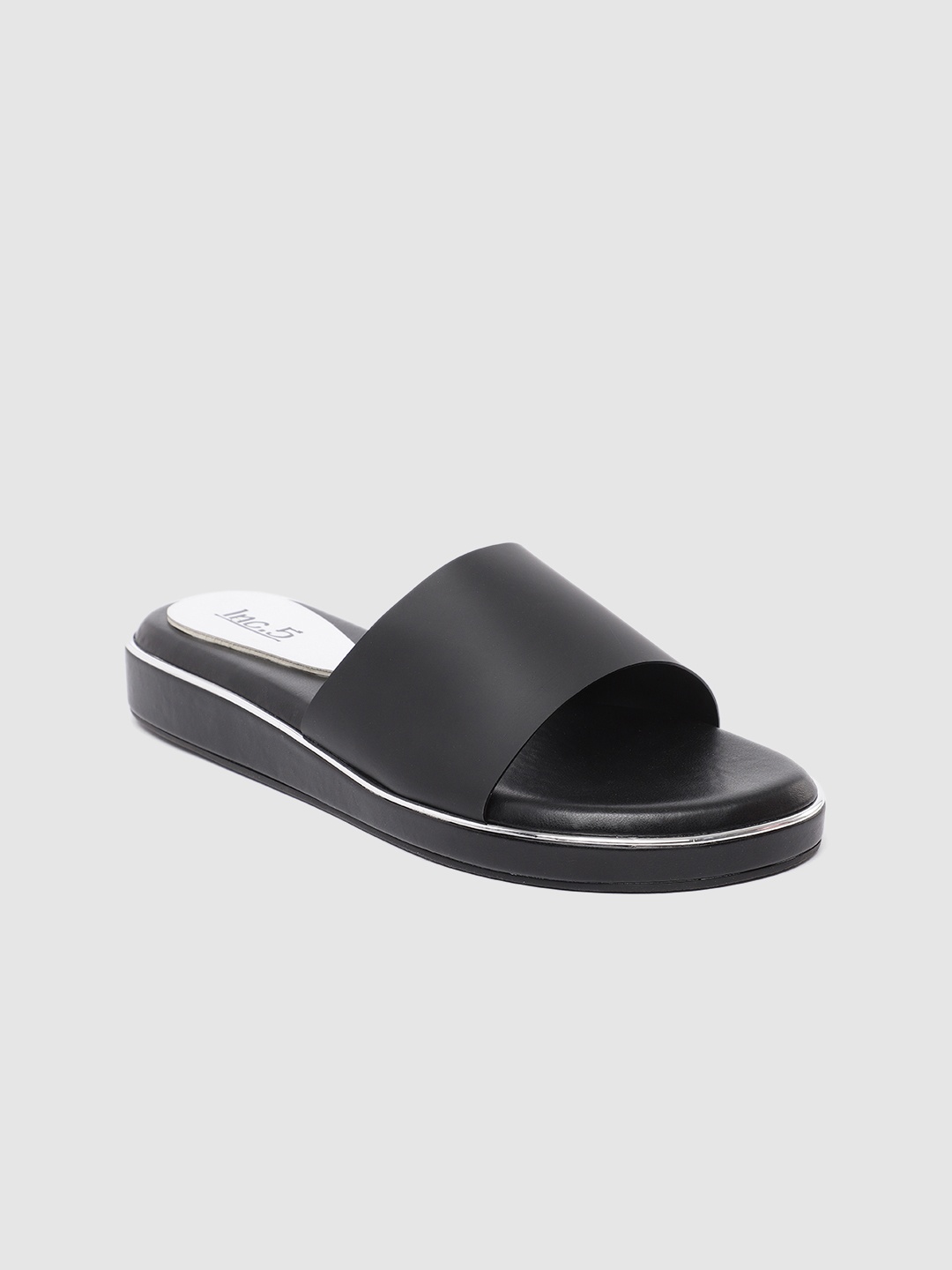 

Inc 5 Women Open Toe Flats, Black