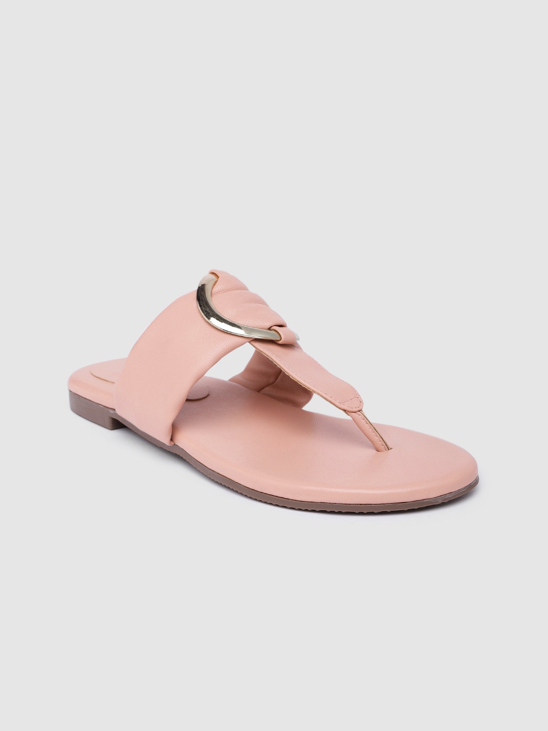 

Inc 5 Women Solid Open Toe Flats, Pink