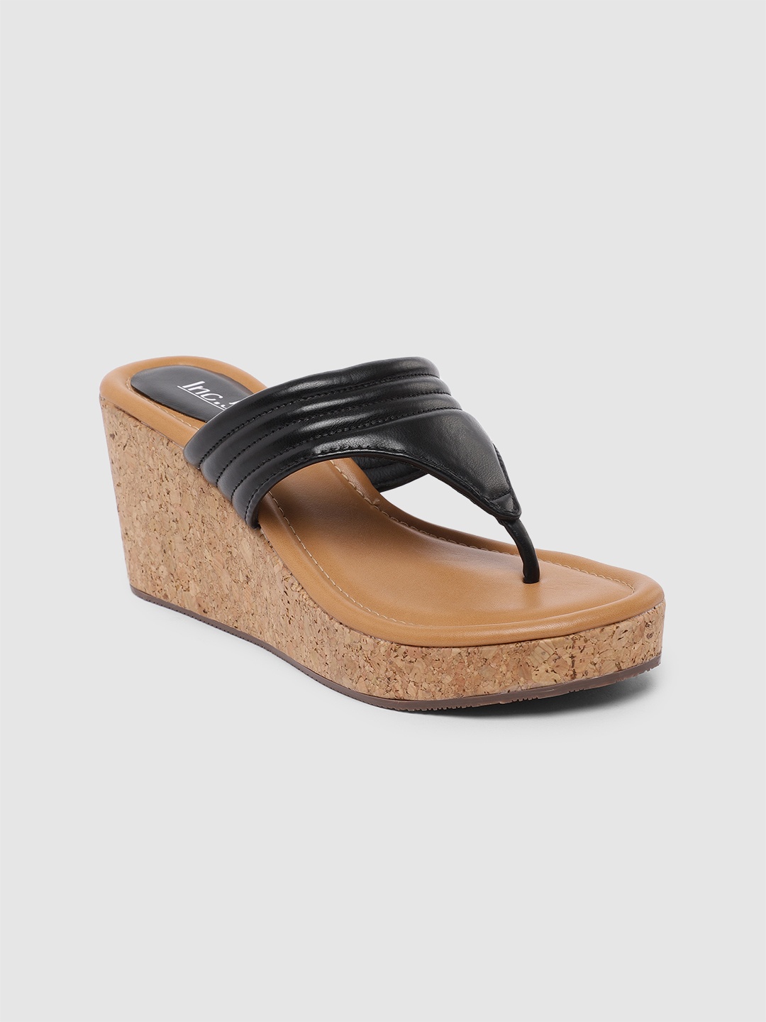 

Inc 5 Women Solid Wedges, Black