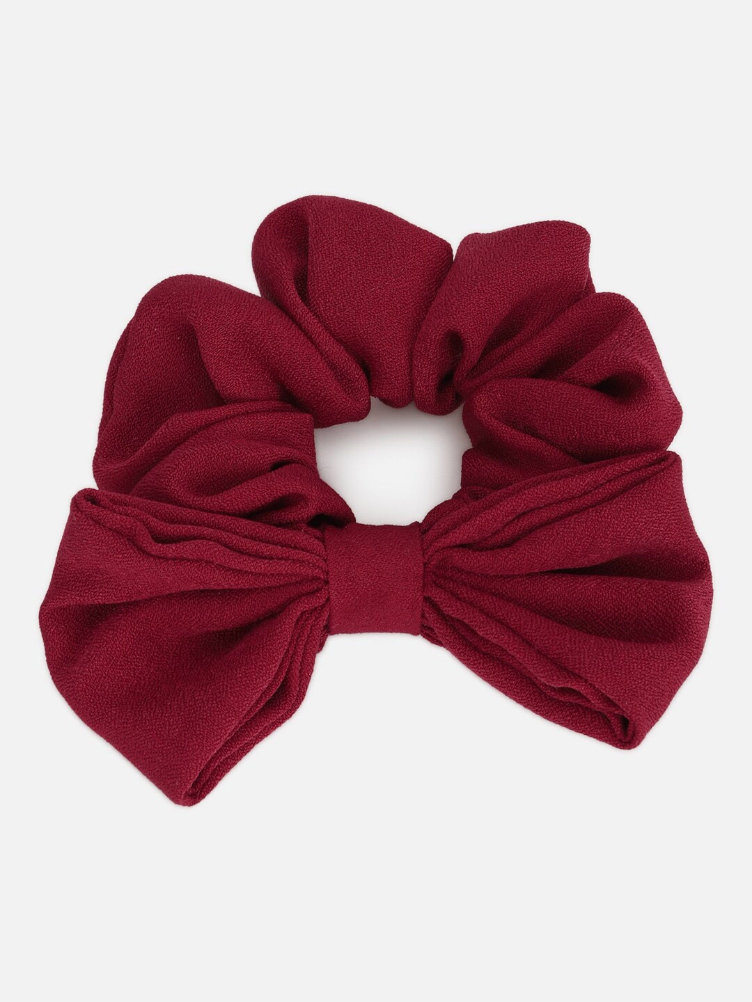 

FOREVER 21 Women Scrunchies Ponytail Holders, Maroon
