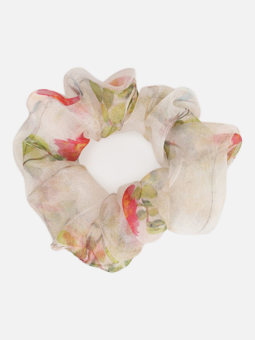 

FOREVER 21 Women Scrunchies Ponytail Holders, White