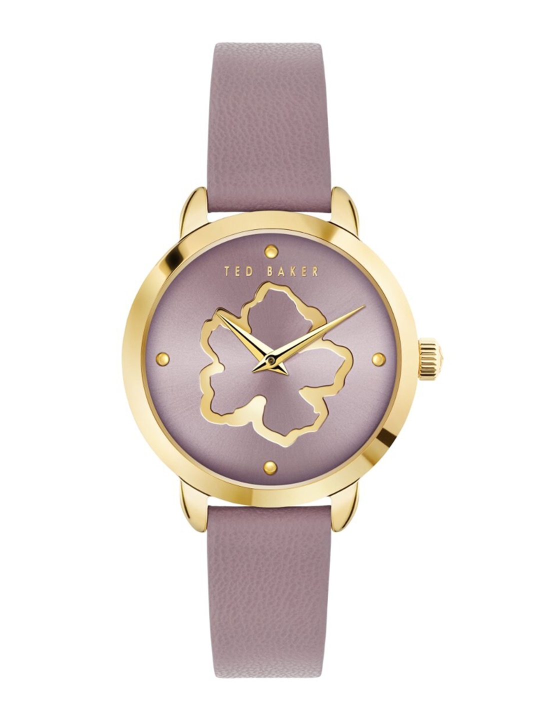 

Ted Baker Women Printed Dial & Leather Straps Analogue Watch BKPFLS3039I, Purple