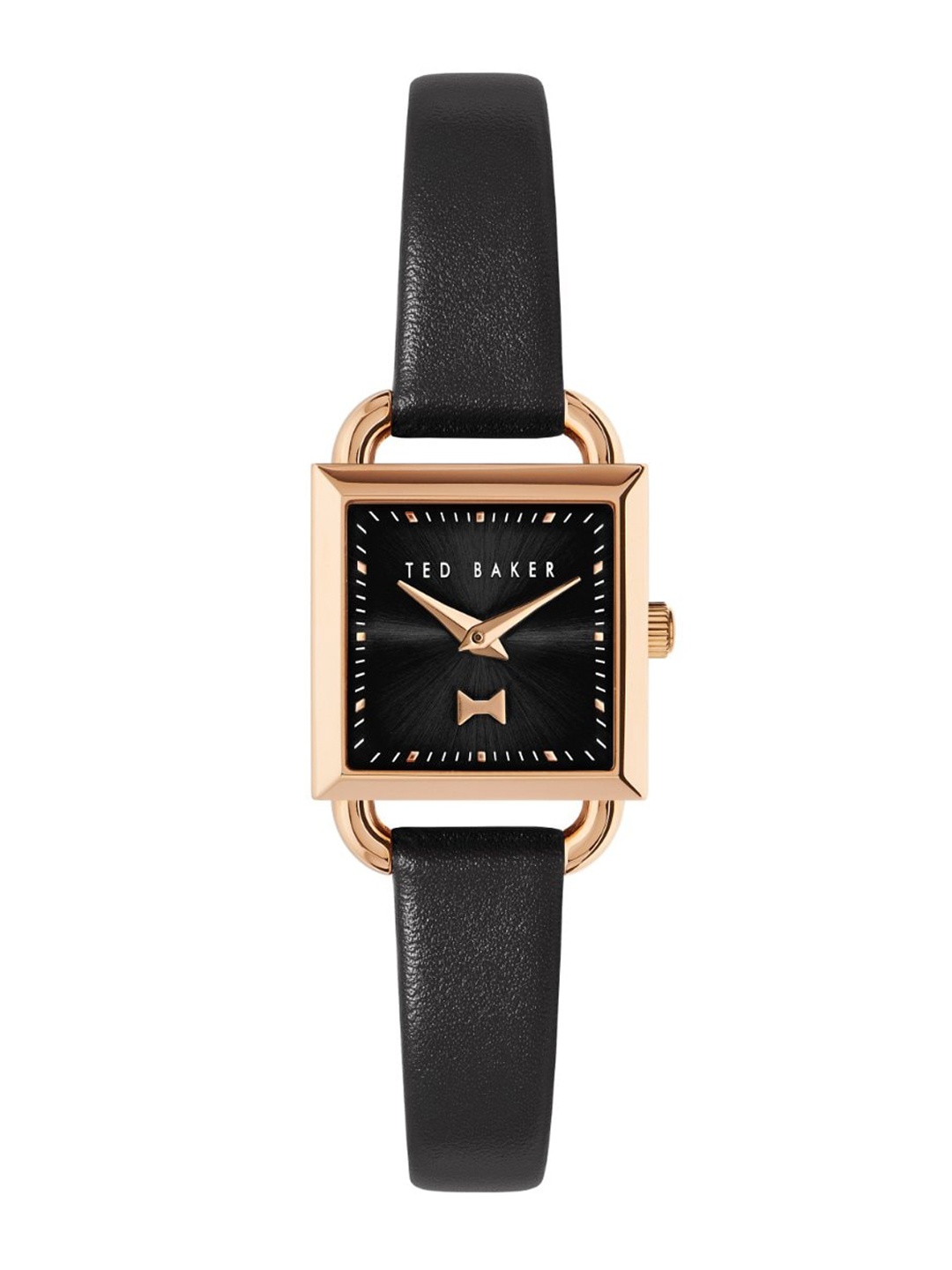 

Ted Baker Women TB Iconic Collection Leather Straps Quartz Analogue Watch BKPTAS1059I, Black