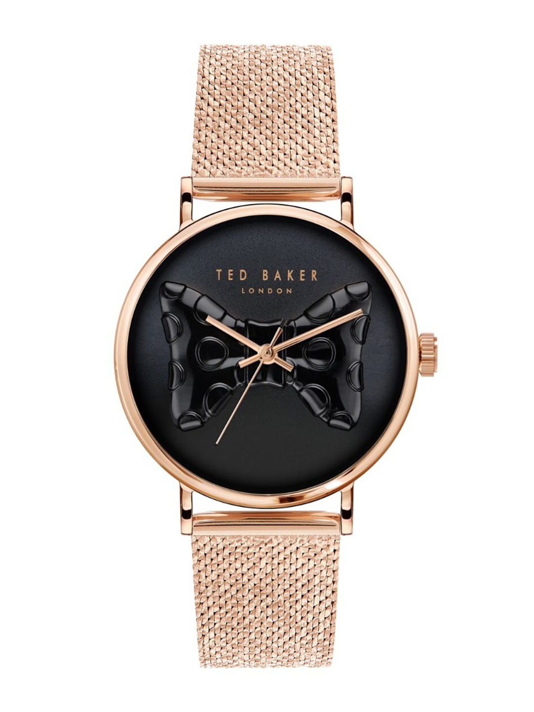 

Ted Baker Women TB Iconic Collection Patterned Dial Quartz Analogue Watch BKPPHS3049I, Black