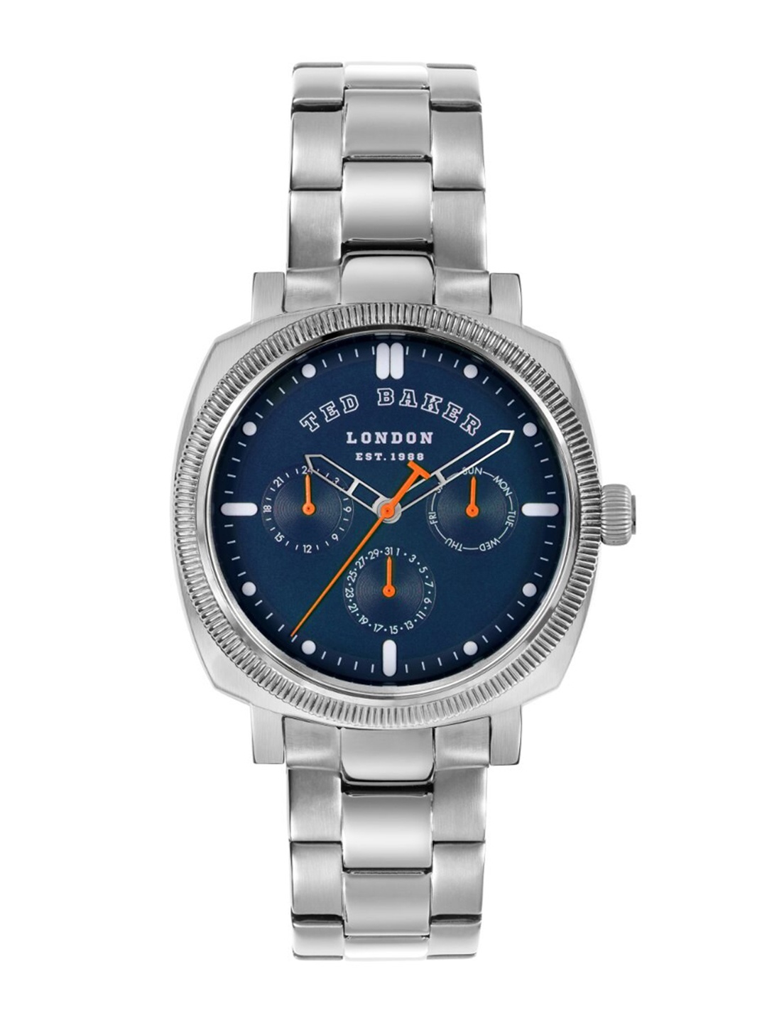 

Ted Baker Men TB Urban Collection Stainless Steel Straps Quartz Analogue Watch BKPCNS3139I, Blue