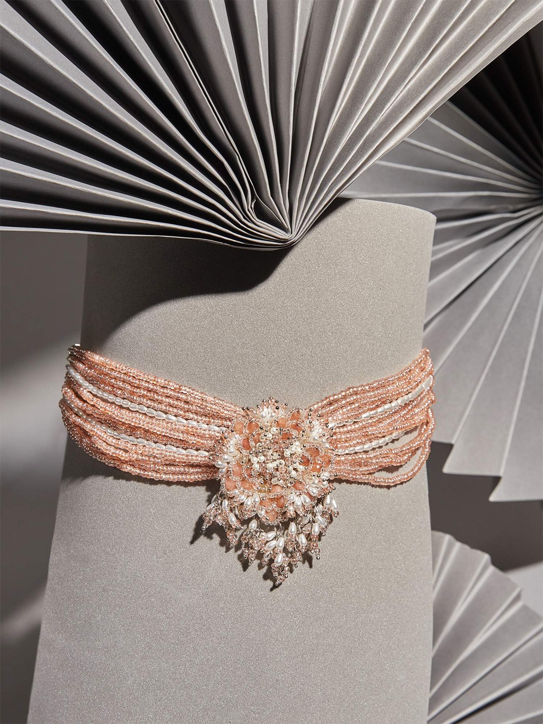 

D'oro Gold-Plated Beaded Choker Necklace