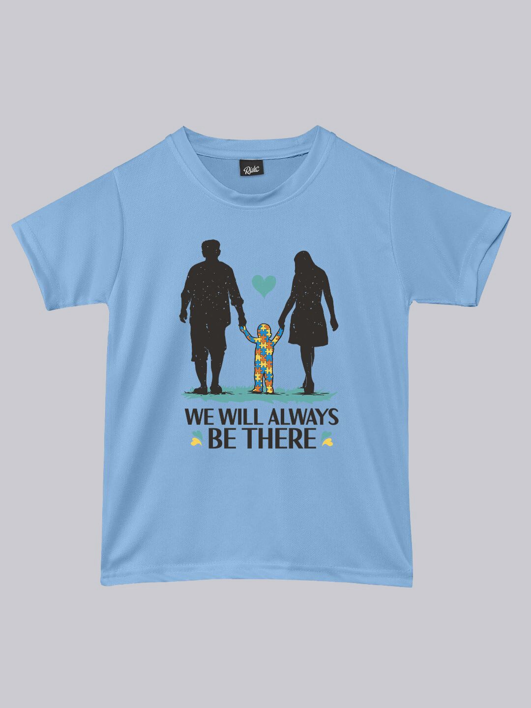 

RISH Boys Graphic Printed Round Neck T-shirt, Blue