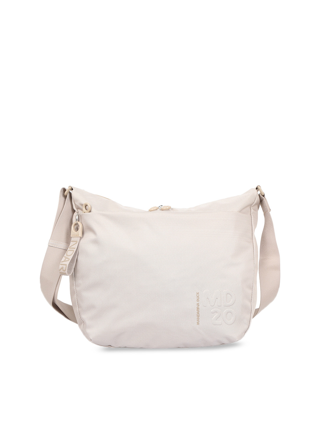 

MANDARINA DUCK Textured Swagger Sling Bag, Cream